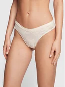 Majtki damskie - Triumph Stringi Smart Deco 10213494 Écru - miniaturka - grafika 1