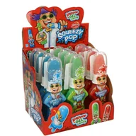 Gumy do żucia, lizaki, dropsy - LIZAK Z ŻELEM SQUEEZY POP MIX 12SZT - miniaturka - grafika 1