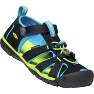 Buty dla chłopców - Sandały dziecięce Keen Seacamp II CNX K Rozmiar butów (UE): 25-26 / Kolor: czarny - miniaturka - grafika 1