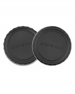 Dekielki do obiektywów - Calumet Rear Lens & Body Cap Kit - Fujifilm X Mount - miniaturka - grafika 1