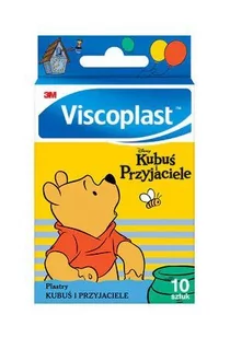 3M Viscoplast Plastry Dekorowane Kubuś Przyjaciele 10szt.. 3M000139 - Apteczki i materiały opatrunkowe - miniaturka - grafika 1
