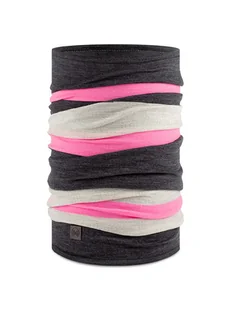 Buff Szal-koło "Merino Move" w kolorze różowo-antracytowym - 70 x 24 cm - Apaszki i szaliki damskie - miniaturka - grafika 1