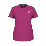 Koszulki i topy damskie - HEAD TIE-Break T-Shirt damski, żywy różowy, XL - miniaturka - grafika 1