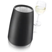 Akcesoria do lodu - Vacu Vin, Schładzacz do wina Elegant, czarny - miniaturka - grafika 1