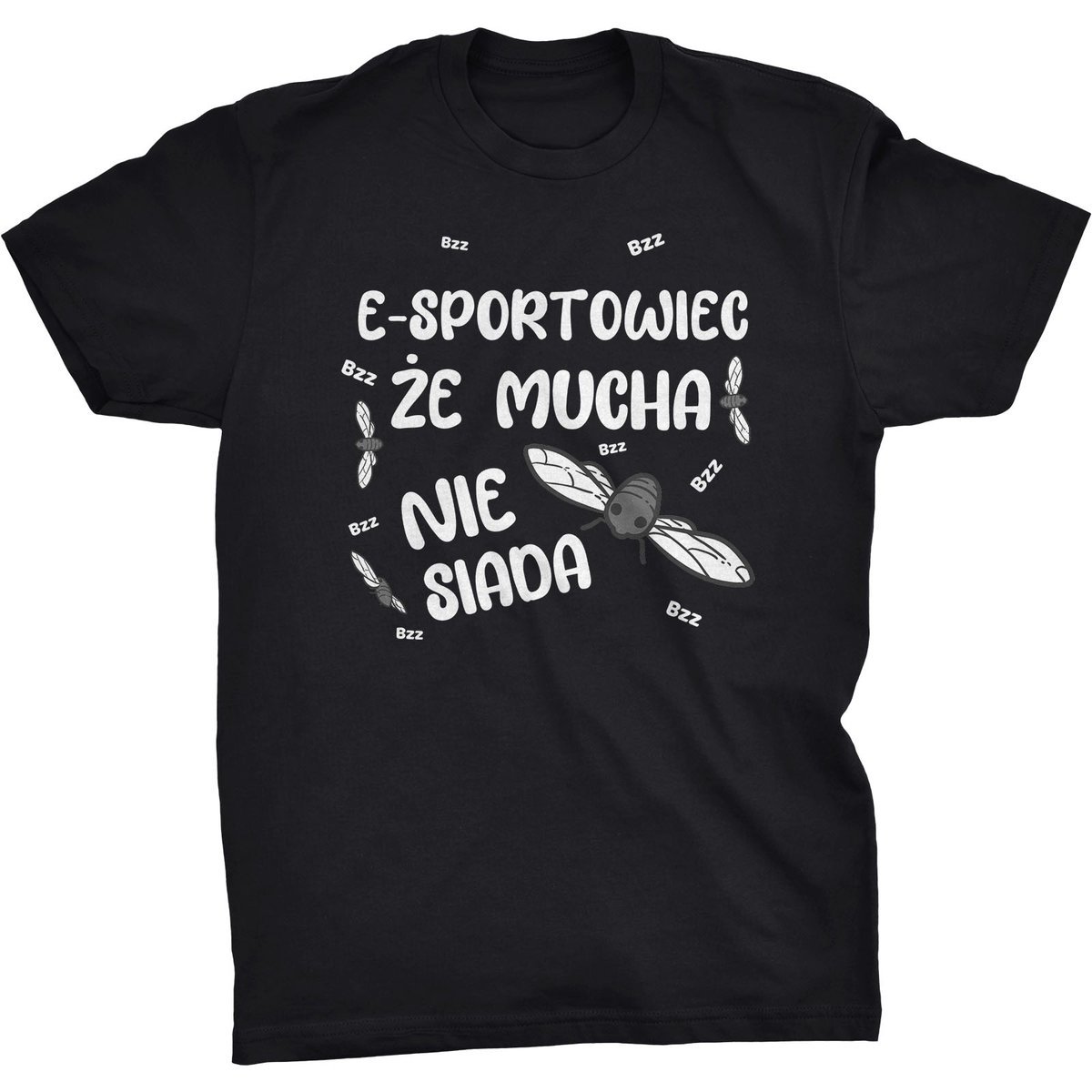 Koszulka E-Sportowiec Że Mucha Nie Siada Prezent