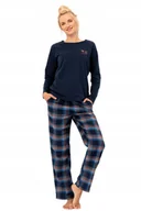 Piżamy damskie - KEY PIŻAMA DAMSKA LNS 432 B25 XL GRANATOWY - miniaturka - grafika 1