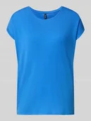 Koszulki i topy damskie - T-shirt w kroju relaxed fit z mieszanki lyocellu Model 'AVA' - miniaturka - grafika 1