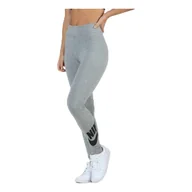 Spodnie rowerowe - Nike damskie legginsy W Nsw Legasee Lgng Hw Futura szary ciemnoszary, wrzos/czarny L - miniaturka - grafika 1