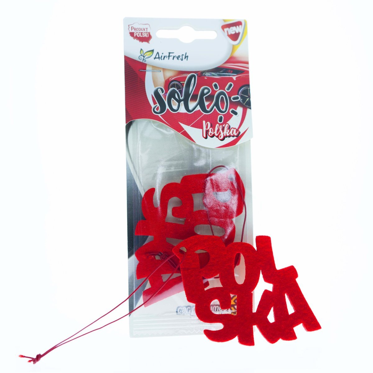 SOLEO POLSKA ZAPACH DO AUTA ZAWIESZKA FILCOWA CYTRUSOWO-DRZEWNY ZAPACH 30