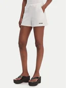Spodenki damskie - Guess Szorty sportowe E6GD01 KCRZ1 Biały Relaxed Fit - miniaturka - grafika 1