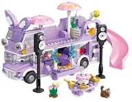 Klocki - Klocki Autobus Kawiarnia Kamper Food Plac Zabaw Dla Lalek 486 el -Domek 11 - miniaturka - grafika 1