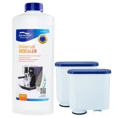 Akcesoria i części do ekspresów do kawy - Zestaw do Ekspresu Philips Saeco, Filtr AL-Clean 2 szt, Odkamieniacz Uniwersalny Aqualogis 1L - miniaturka - grafika 1