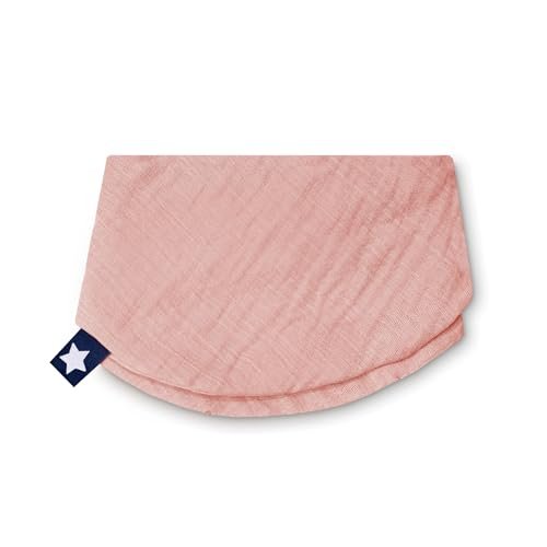 Julius Zöllner Chusta na szyję ze 100% bawełny muślinowej, 40/17 cm, certyfikat Öko-Tex Standard 100, Made in Germany, Dusty Rose