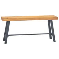 Ławki do przedpokoju - Lumarko Ławka, 110 cm, lite drewno tekowe - miniaturka - grafika 1