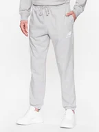 Spodnie sportowe męskie - New Balance Spodnie dresowe MP31539 Szary Regular Fit - miniaturka - grafika 1