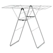 Suszarki na ubrania - Brabantia Suszarka do ubrań Hangon 150 cm metaliczna szara 403361 - miniaturka - grafika 1