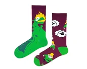 Skarpetki męskie - Smok Wawelski - skarpetki nie do pary - miniaturka - grafika 1