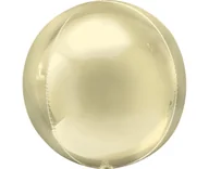 Balony i akcesoria - Balon Foliowy Orbz - Kula Pastelowa Żółta - miniaturka - grafika 1