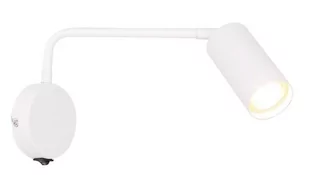 Candellux Kinkiet biały ruchomy z włącznikiem Tina 21-76823 21-76823 - Lampy ścienne - miniaturka - grafika 1