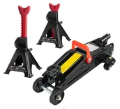 Narzędzia warsztatowe - Zestaw Podnośnik Żaba 2T REDATS LS-320 + Kobyłki 3T REDATS LS-920 2 szt - miniaturka - grafika 1