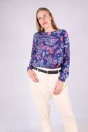 Bluzki damskie - BLUZKA DAMSKA ELEGANCKA PLUS SIZE Piękna OKAZJA - miniaturka - grafika 1