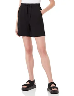 ONLY Women's ONLPOPTRASH Summer Life luźne szorty PNT materiałowe, czarne, S - Spodenki damskie - miniaturka - grafika 1
