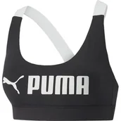 Biustonosze - Biustonosz sportowy damski Mid Impact Fit Bra Puma - miniaturka - grafika 1