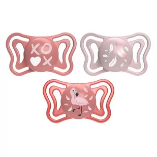 156399 SMOCZEK PHYSIO LIGHT SILIKONOWY 6-16 2SZT RÓŻOWY - Smoczki uspokajające - miniaturka - grafika 1