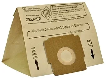 Worki Eco Papier Zelmer Elf,elf 2,elf Bonus 5szt