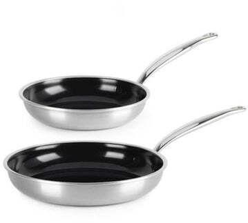 Patelnia Greenpan GreenPan Premiere Frying Pan Set 2-piece,20+28cm Stainless Steel