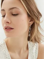 Kolczyki - Guess Kolczyki JUBE05 030JW Srebrny - miniaturka - grafika 1