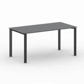 Stoły i stoliki do biura - B2B Partner Stół konferencyjny INFINITY 1600 x 800 x 750 mm, antracyt 499488 - miniaturka - grafika 1