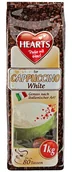 Cappuccino i kawy smakowe - TSI Cappucino o smaku mlecznym HEARTS Cappuccino White, 1 kg - miniaturka - grafika 1