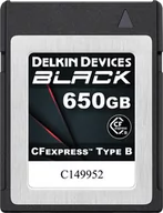 Akcesoria fotograficzne - Karta Delkin Black CFexpress B R1725/W1530 650GB - miniaturka - grafika 1