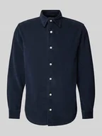 Koszule męskie - Koszula sztruksowa o kroju regular fit z kołnierzykiem typu kent model ‘TRISTAN’ - miniaturka - grafika 1