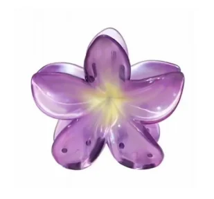 eCarla ozdobna spinka do włosów w kształcie kwiatu Fioletowa Ombre SP397F - Ozdoby do włosów - miniaturka - grafika 1
