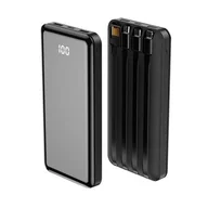 Powerbanki - Forever power bank TB-411 ALLin1 10000 mAh czarny - miniaturka - grafika 1