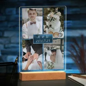 Ramki na zdjęcia - Lampka ramka XL z wydrukiem na szkle akrylowym i podświetleniem LED - miniaturka - grafika 1