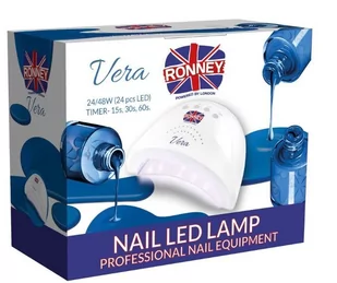 ronney RONNEY VERA Profesjonalna lampa do paznocki LED 24W/48W (GY-LED-033) - BIAŁA - Lampy UV do paznokci - miniaturka - grafika 1