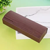 Akcesoria do okularów - Etui okularowe na magnes STHC-15B brązowe - miniaturka - grafika 1