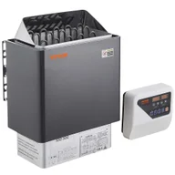 Sauny - Piec elektryczny do sauny 8 kW, 400 V 3N, z timerem i sterownikiem cyfrowym, do pomieszczeń o kubaturze 8–12 m³ - miniaturka - grafika 1