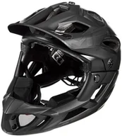 Kaski rowerowe - MET Parachute Kask rowerowy, full black S 51-56cm 2020 Kaski Fullface i Downhill - miniaturka - grafika 1