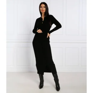 Calvin Klein Sukienka TENCEL RIB | z dodatkiem wełny - Sukienki - miniaturka - grafika 1