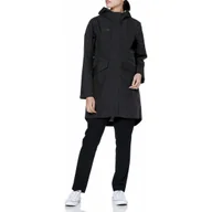 Kurtki damskie - Kurtka damska Mammut 3L HS Hooded GORE‑TEX® parka trekkingowa czarna-S - miniaturka - grafika 1