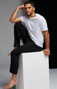 Piżamy męskie - Karl Lagerfeld spodnie piżamowe Logo 215M2182 ECO, Kolor czarny, Rozmiar S, Karl Lagerfeld - Intymna - miniaturka - grafika 1