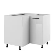 Meble kuchenne - Siena Szafka Dolna Narożna Dnw-90 Biały Połysk - miniaturka - grafika 1