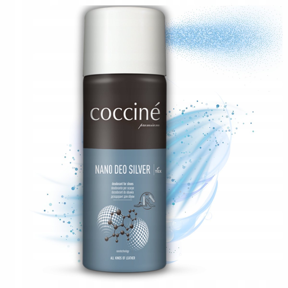 COCCINE NANO DEO SILVER DEZODORANT DO BUTÓW SPRAY 400ML