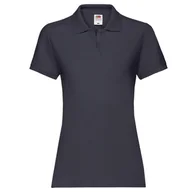 Koszulki sportowe damskie - Damska Koszulka Polo Premium Plain - miniaturka - grafika 1