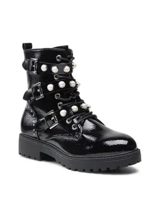 Deezee Trapery WS5017-05 Czarny - Botki damskie - miniaturka - grafika 1