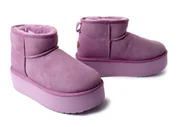 Botki damskie - EMU AUSTRALIA W13082 Stinger Micro Flatform mauve mist, botki damskie - Emu Australia - miniaturka - grafika 1